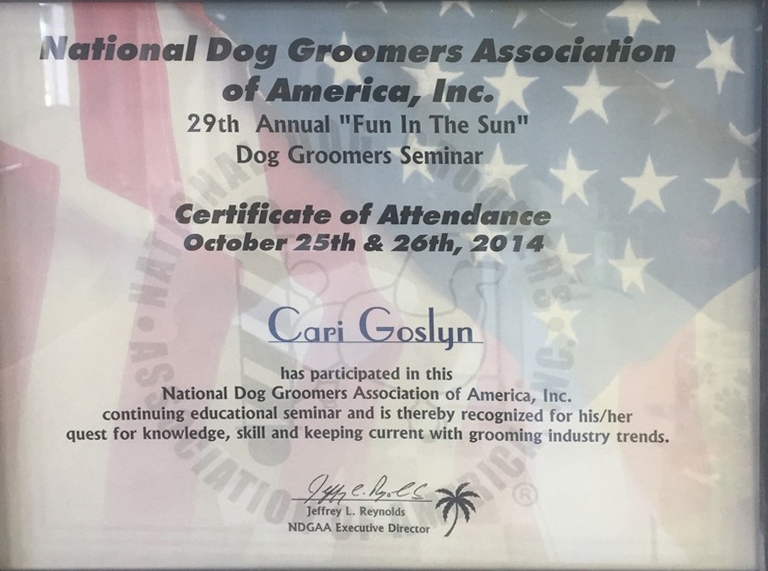 NDGA Dog Groomers Seminar, 2014